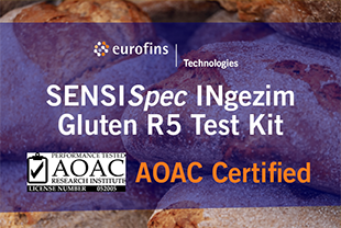 SENSISpec INgezim Gluten R5 kit AOAC certified SENSISpec INgezim Gluten R5 kit AOAC certified